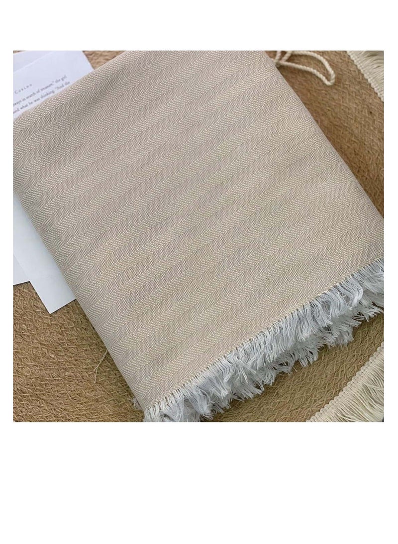 إنشز هوم غطاء أريكة بيج 220*90 سم - Image 3